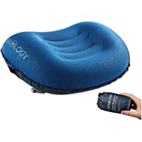 Trekology almohada de camping y viaje inflable ultraligera – ALUFT 2.0 Comprimible- compacta- cómoda- almohada hinchable…